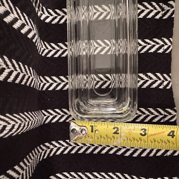 Clear Glass Butter Dish - Picture 4 of 5